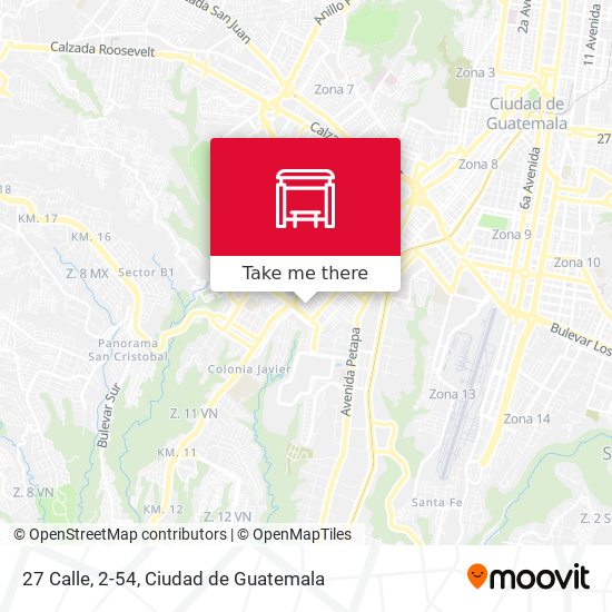 Mapa de 27 Calle, 2-54