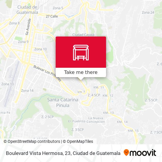 Boulevard Vista Hermosa, 23 map