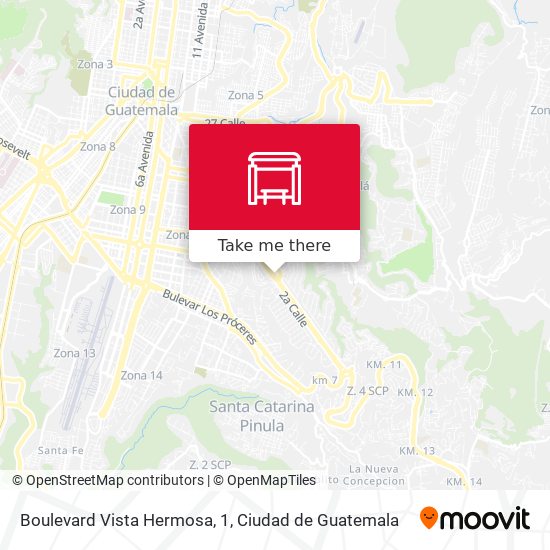 Boulevard Vista Hermosa, 1 map