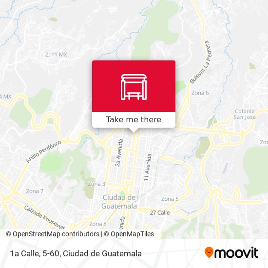 Mapa de 1a Calle, 5-60