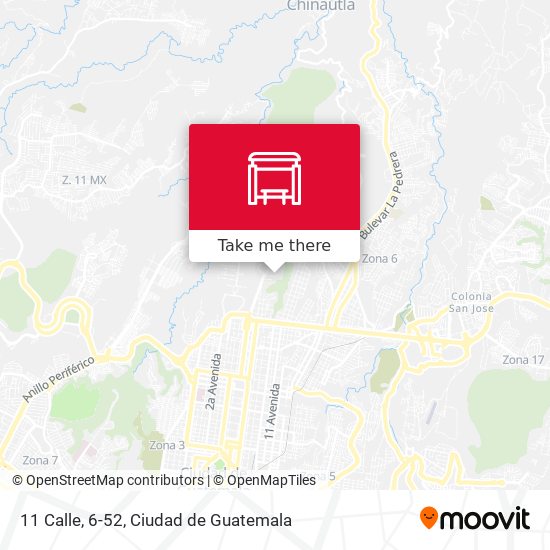11 Calle, 6-52 map