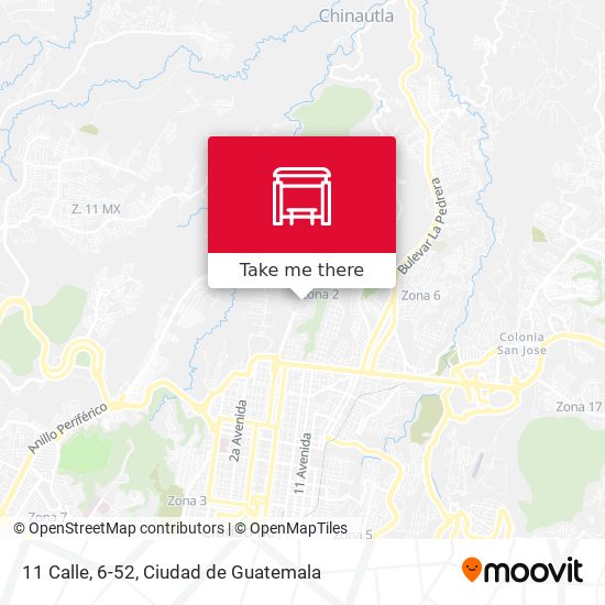 Mapa de 11 Calle, 6-52