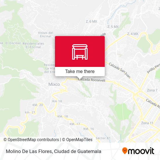 Calzada Roosevelt, 4 map