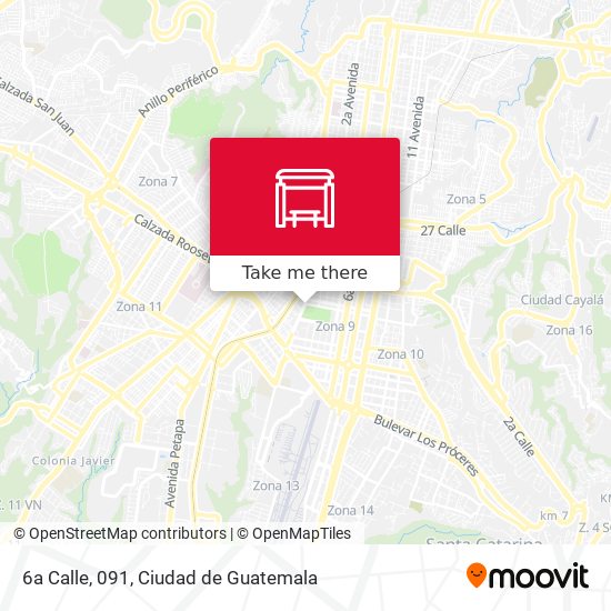 6a Calle, 091 map