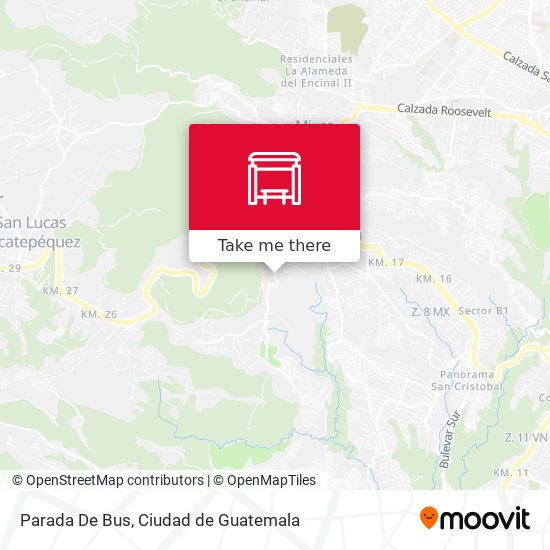 Parada De Bus map