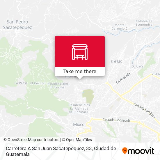 Carretera A San Juan Sacatepequez, 33 map