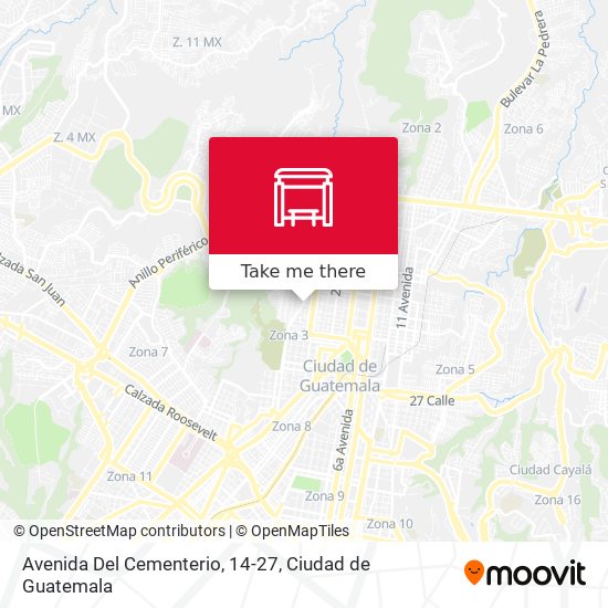 Mapa de Avenida Del Cementerio, 14-27