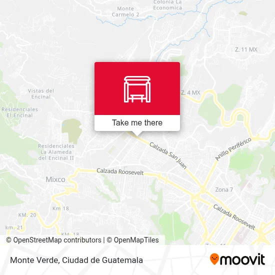 Monte Verde map