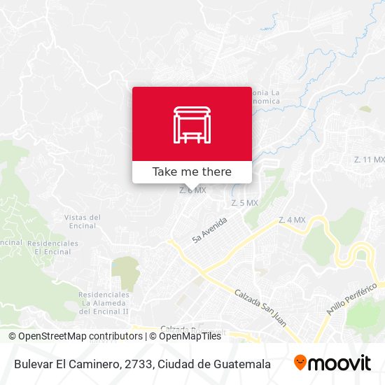 Bulevar El Caminero, 2733 map