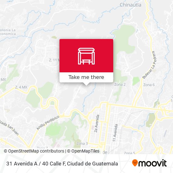 31 Avenida A / 40 Calle F map