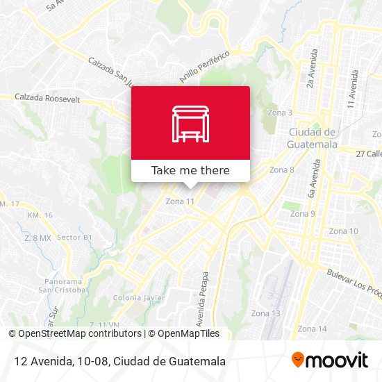 Mapa de 12 Avenida, 10-08