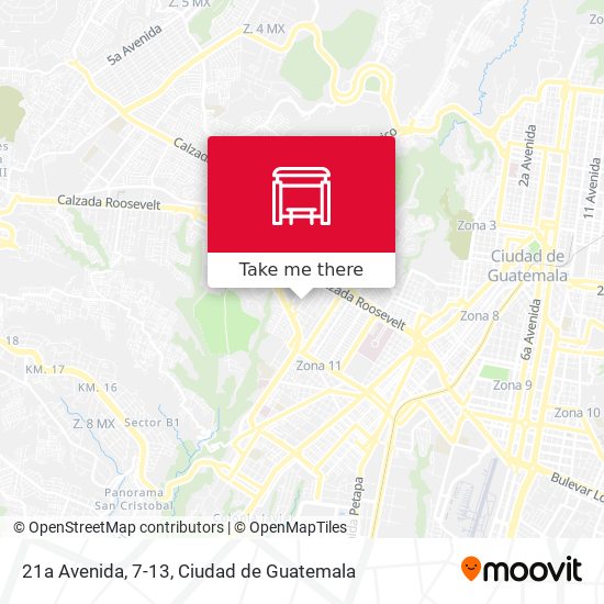 Mapa de 21a Avenida, 7-13