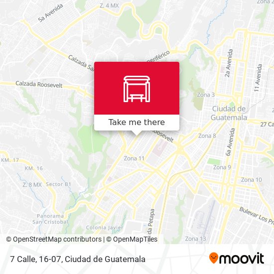 7 Calle, 16-07 map
