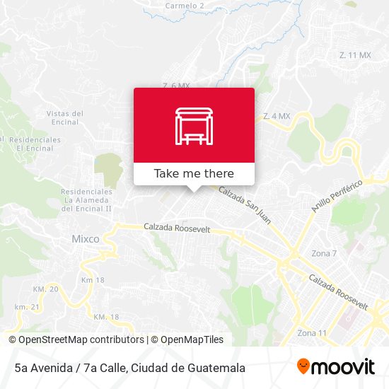 5a Avenida / 7a Calle map