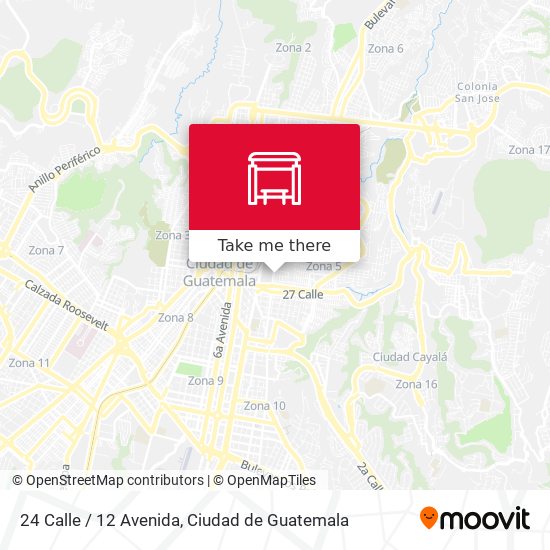 24 Calle / 12 Avenida map