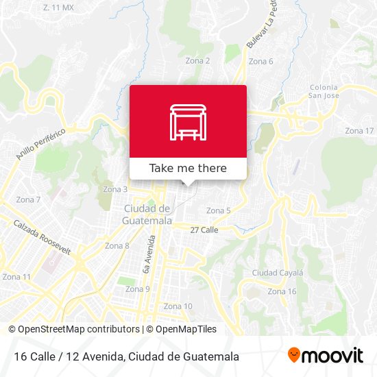 16 Calle / 12 Avenida map