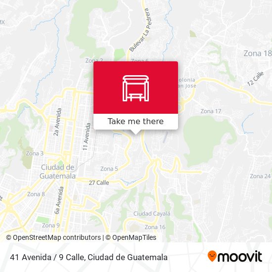 41 Avenida / 9 Calle map