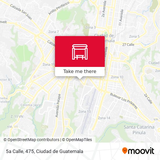 5a Calle, 475 map