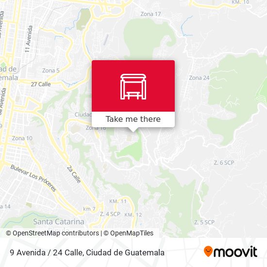 9 Avenida / 24 Calle map