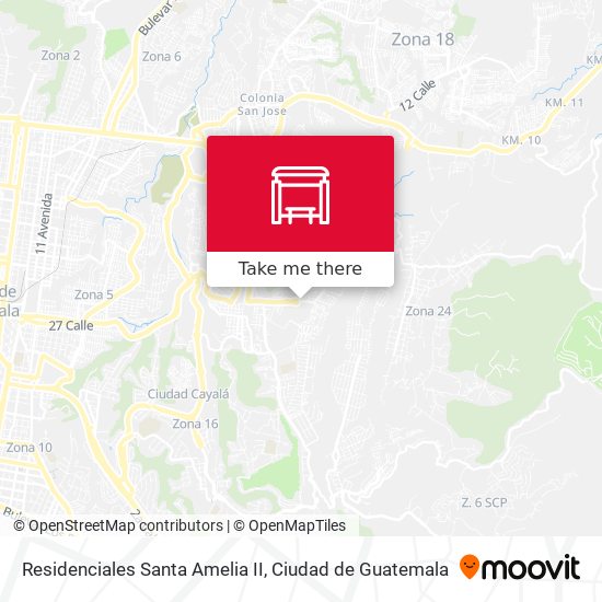 Residenciales Santa Amelia II map