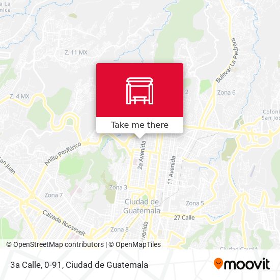 3a Calle, 0-91 map