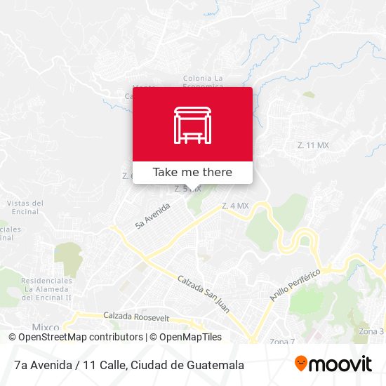 7a Avenida / 11 Calle map