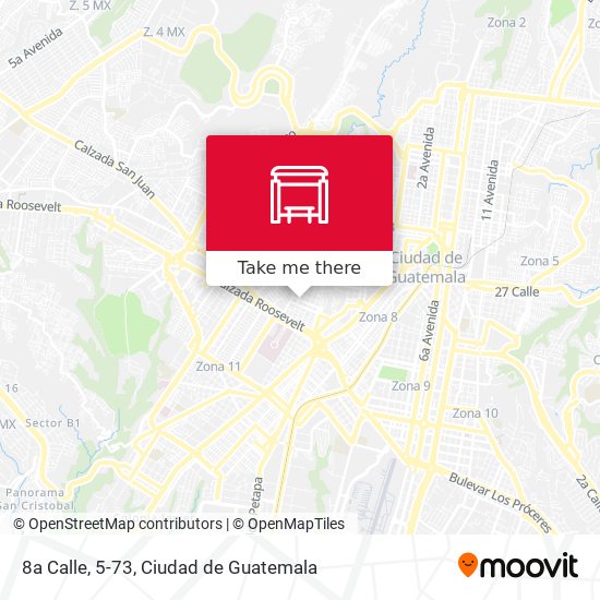 8a Calle, 5-73 map