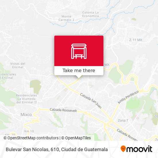 Bulevar San Nicolas, 610 map