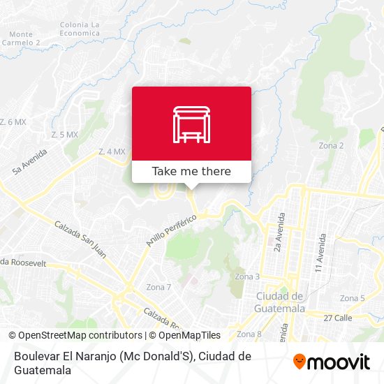 Boulevar El Naranjo (Mc Donald'S) map