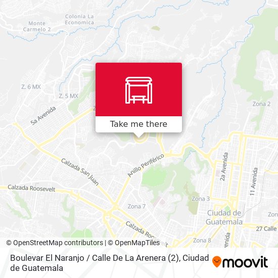 Boulevar El Naranjo / Calle De La Arenera (2) map