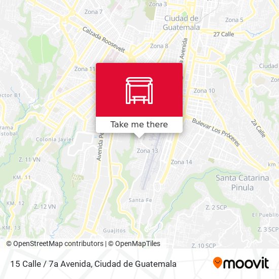 15 Calle / 7a Avenida map