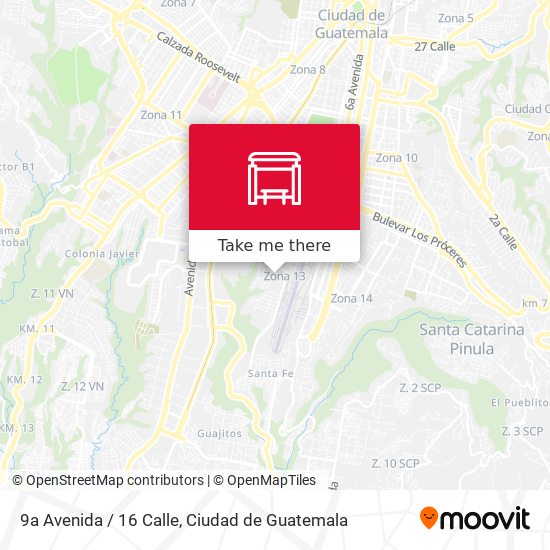 9a Avenida / 16 Calle map