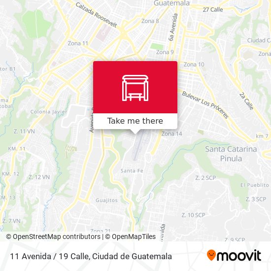 11 Avenida / 19 Calle map