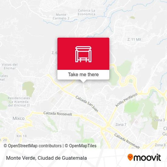Monte Verde map