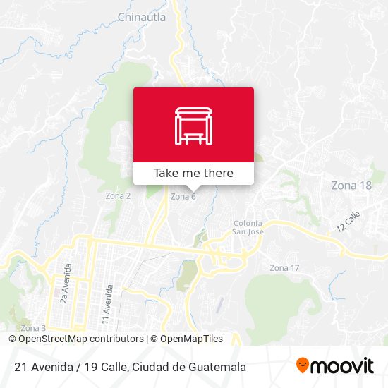 21 Avenida / 19 Calle map