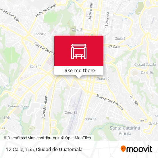 12 Calle, 155 map