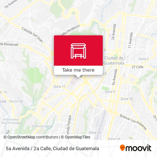 5a Avenida / 2a Calle map