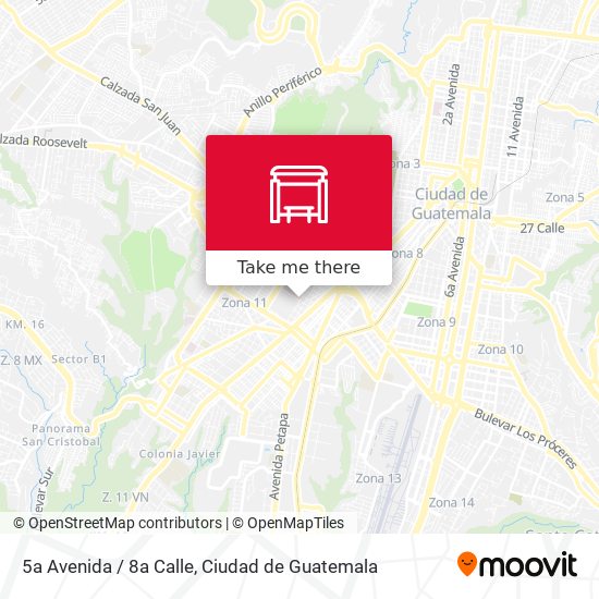 5a Avenida / 8a Calle map