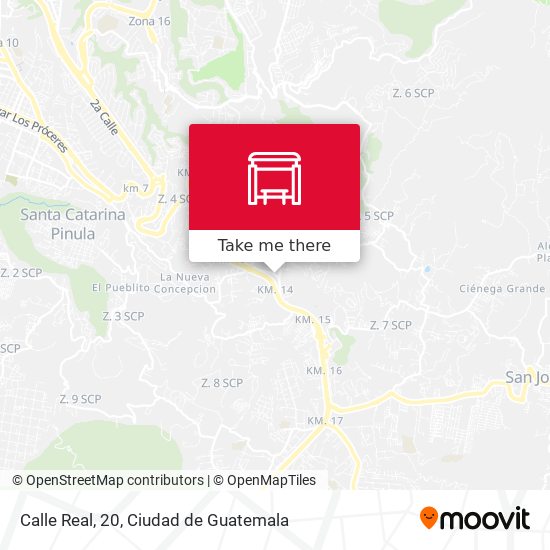 Calle Real, 20 map