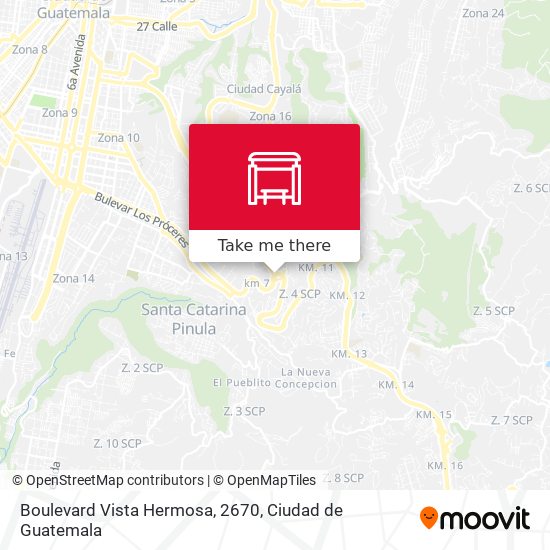 Boulevard Vista Hermosa, 2670 map