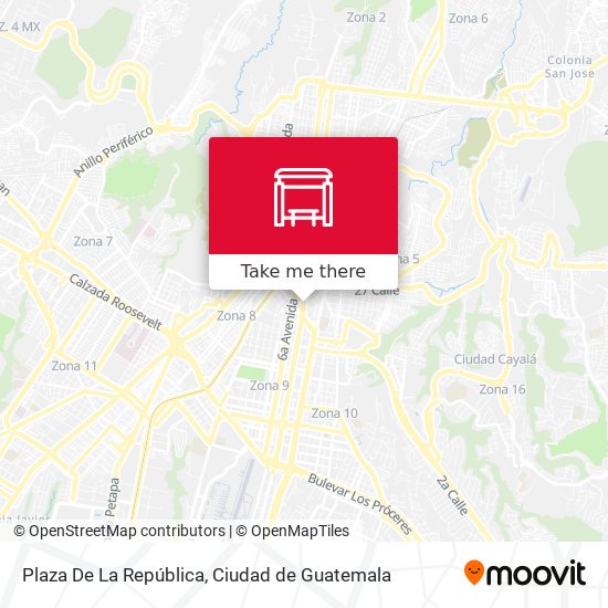 Plaza De La República map