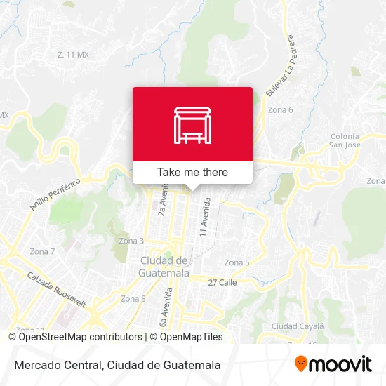 Mercado Central map