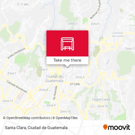 Santa Clara map