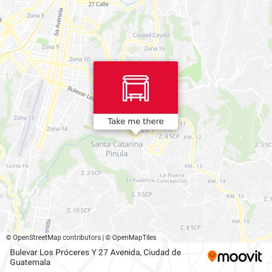 Bulevar Los Próceres Y 27 Avenida map