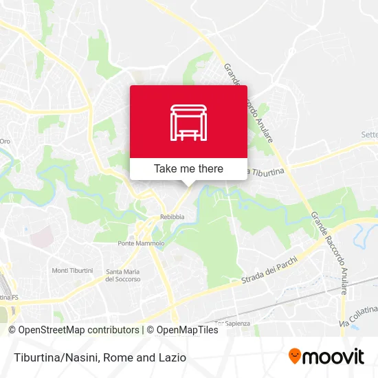 Tiburtina/Nasini map