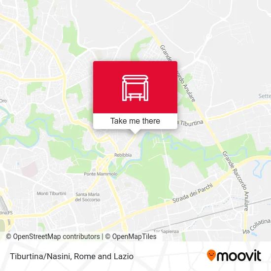 Tiburtina/Nasini map