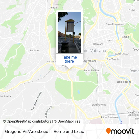 Gregorio Vii/Anastasio II map