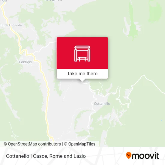 Cottanello | Casce map