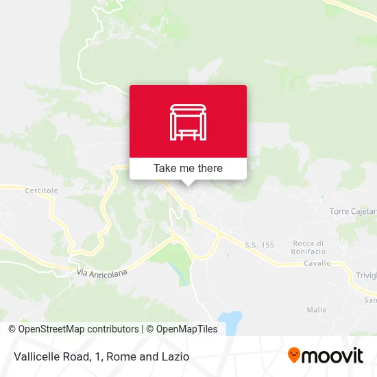 Vallicelle Road, 1 map