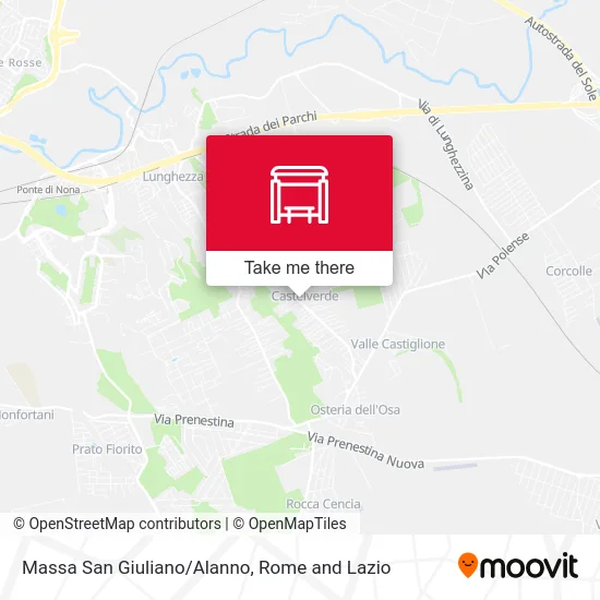 Massa San Giuliano/Alanno map